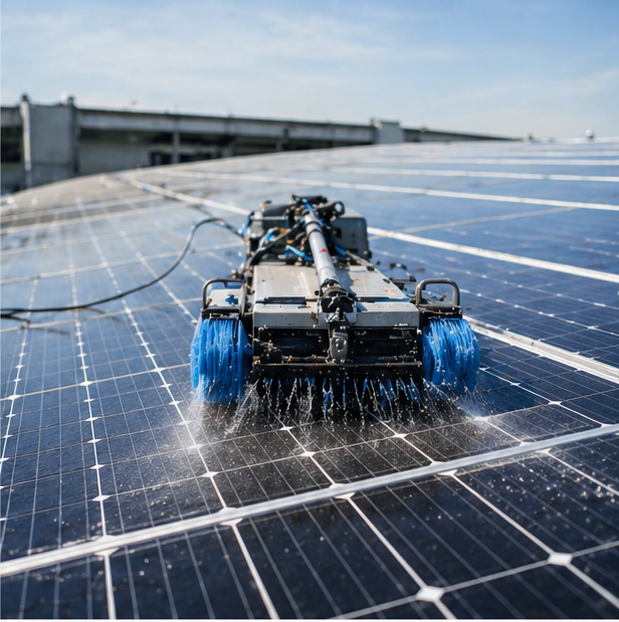 Pulizia impianti fotovoltaici aziendali